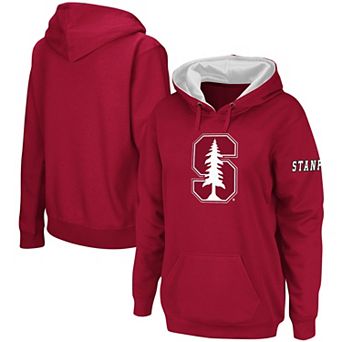 Women's Cardinal Stanford Cardinal Team Big Logo Pullover Hoodie