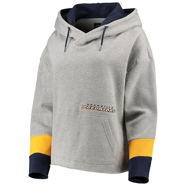 Women's G-III 4Her by Carl Banks White Nashville Predators City Graphic Fleece Pullover Hoodie Size: Small