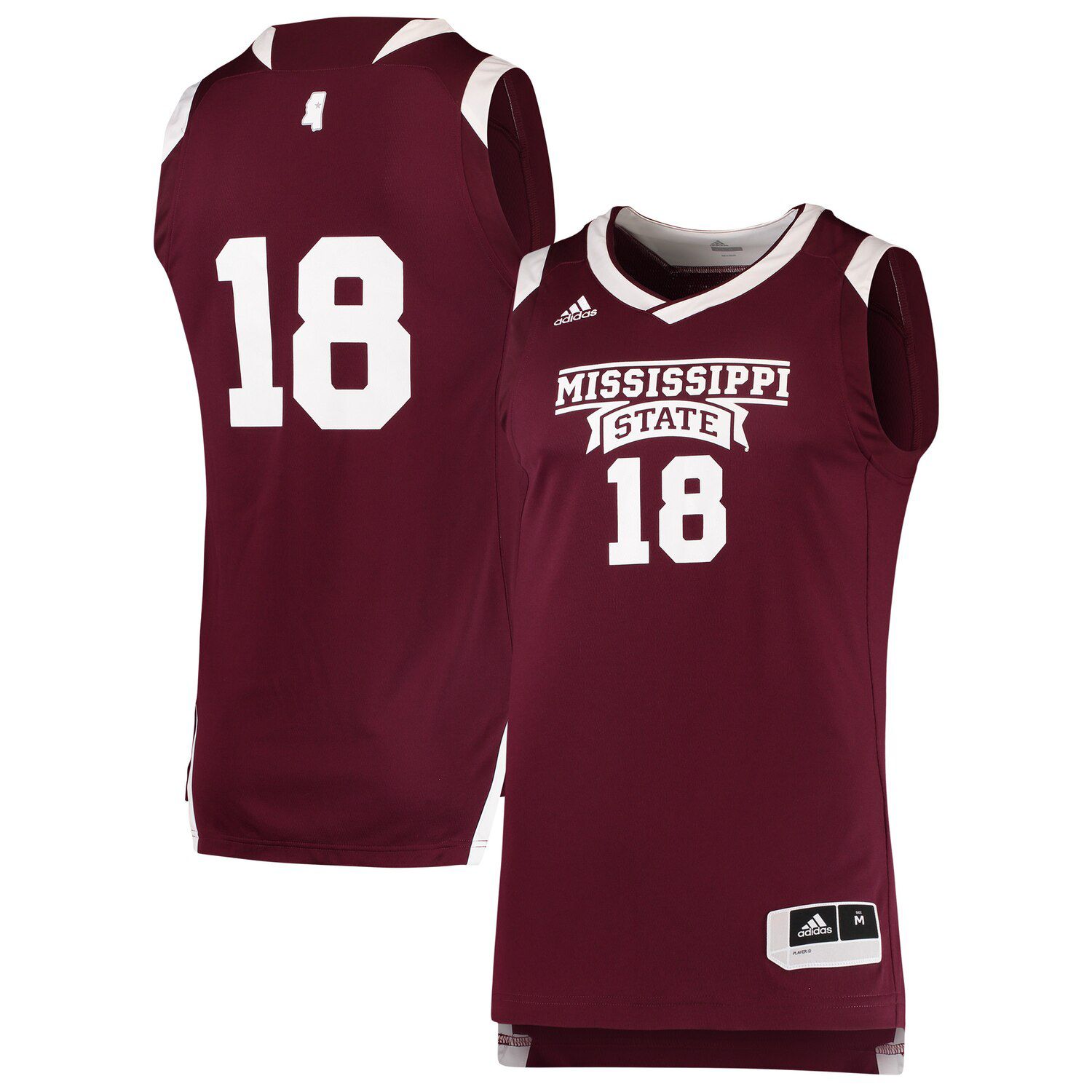 maroon and white jersey