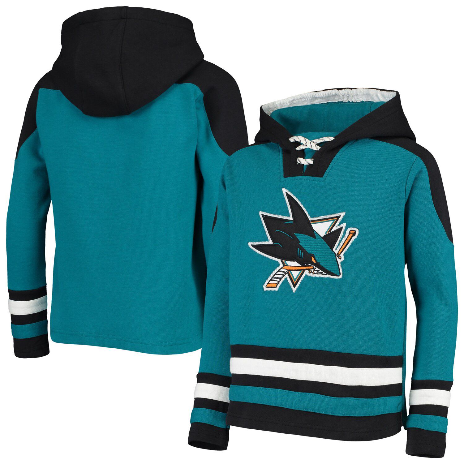 san jose sharks hoodie black