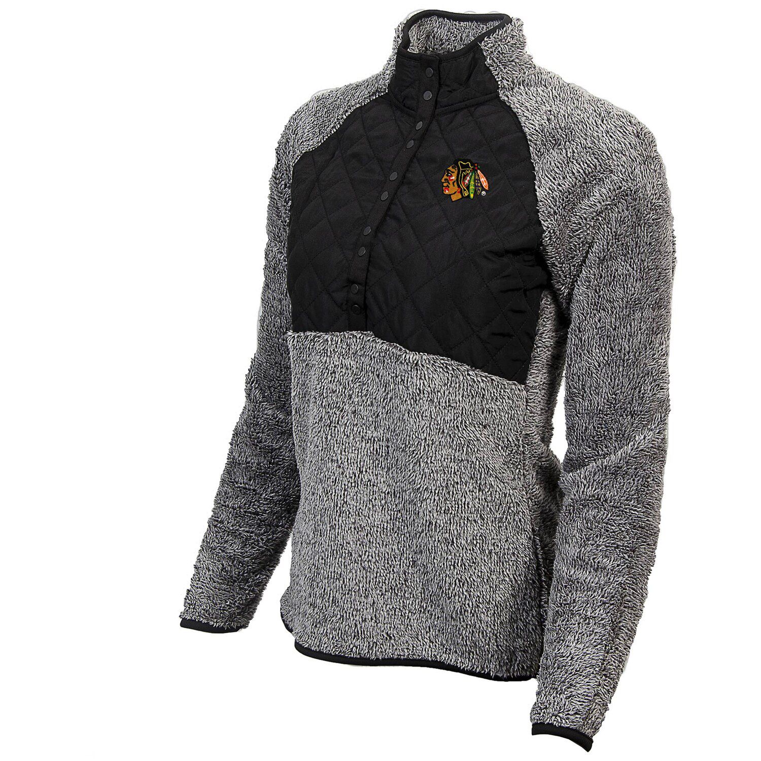 blackhawks sherpa pullover