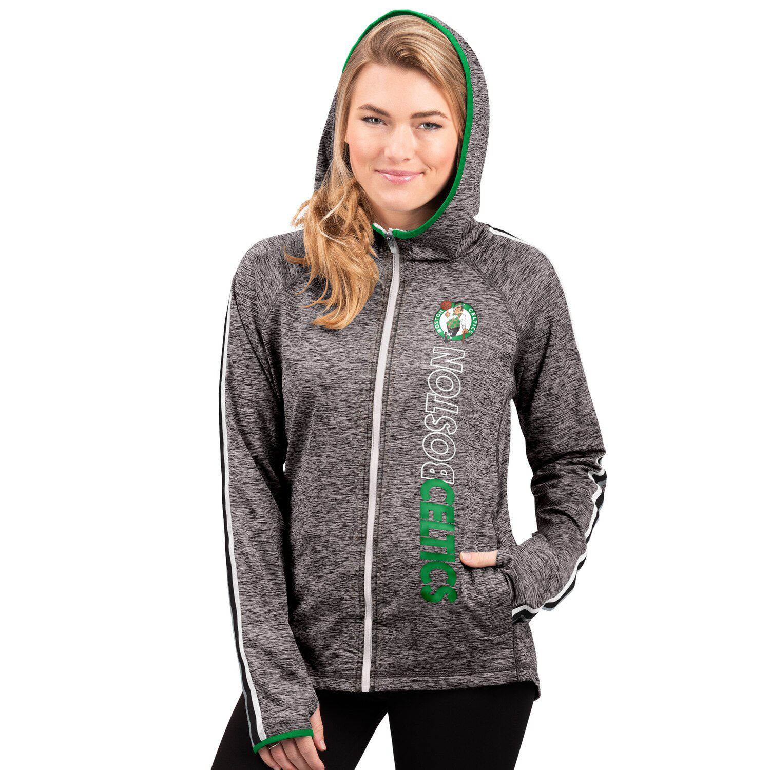 boston celtics zip hoodie