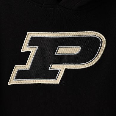 Women's Black Purdue Boilermakers Team Big Logo Pullover Hoodie