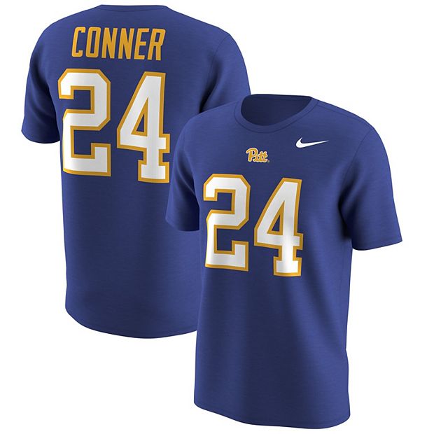 Men's Nike James Conner Royal Pitt Panthers Name & Number T-Shirt