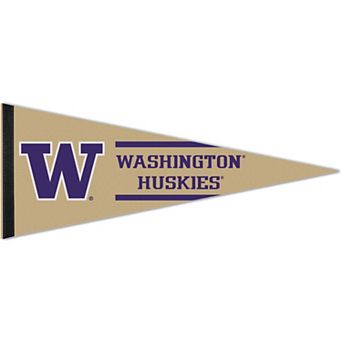 WinCraft Washington Huskies 12" x 30" Large Logo Premium Pennant