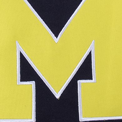 Youth Stadium Athletic Navy Michigan Wolverines Big Logo Pullover Hoodie