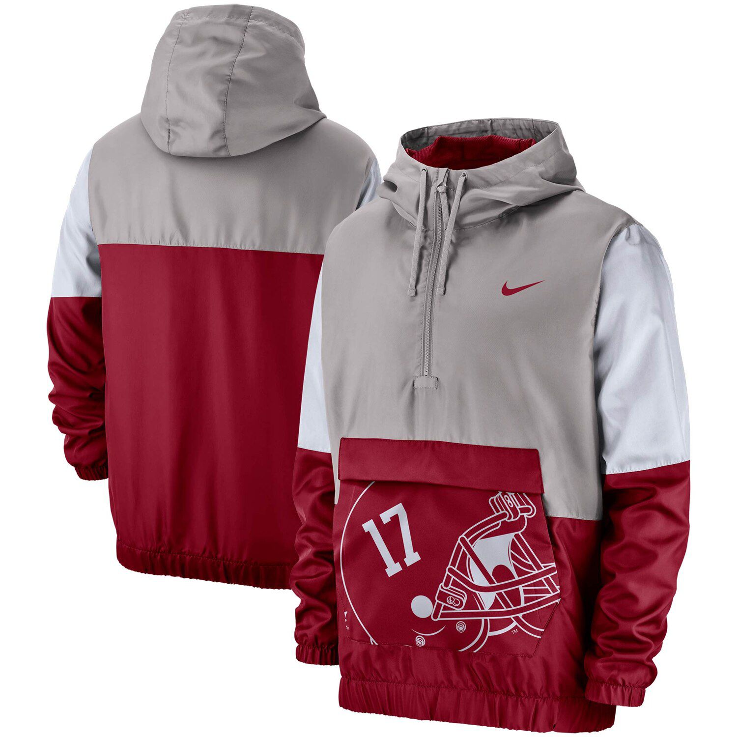 nike quarter zip windbreaker mens