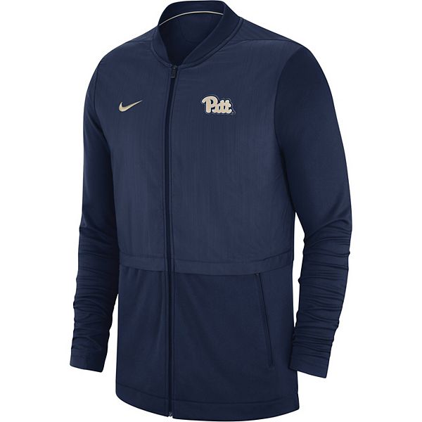 Men's Nike Navy Pitt Panthers 2018 Sideline Hybrid Jacket