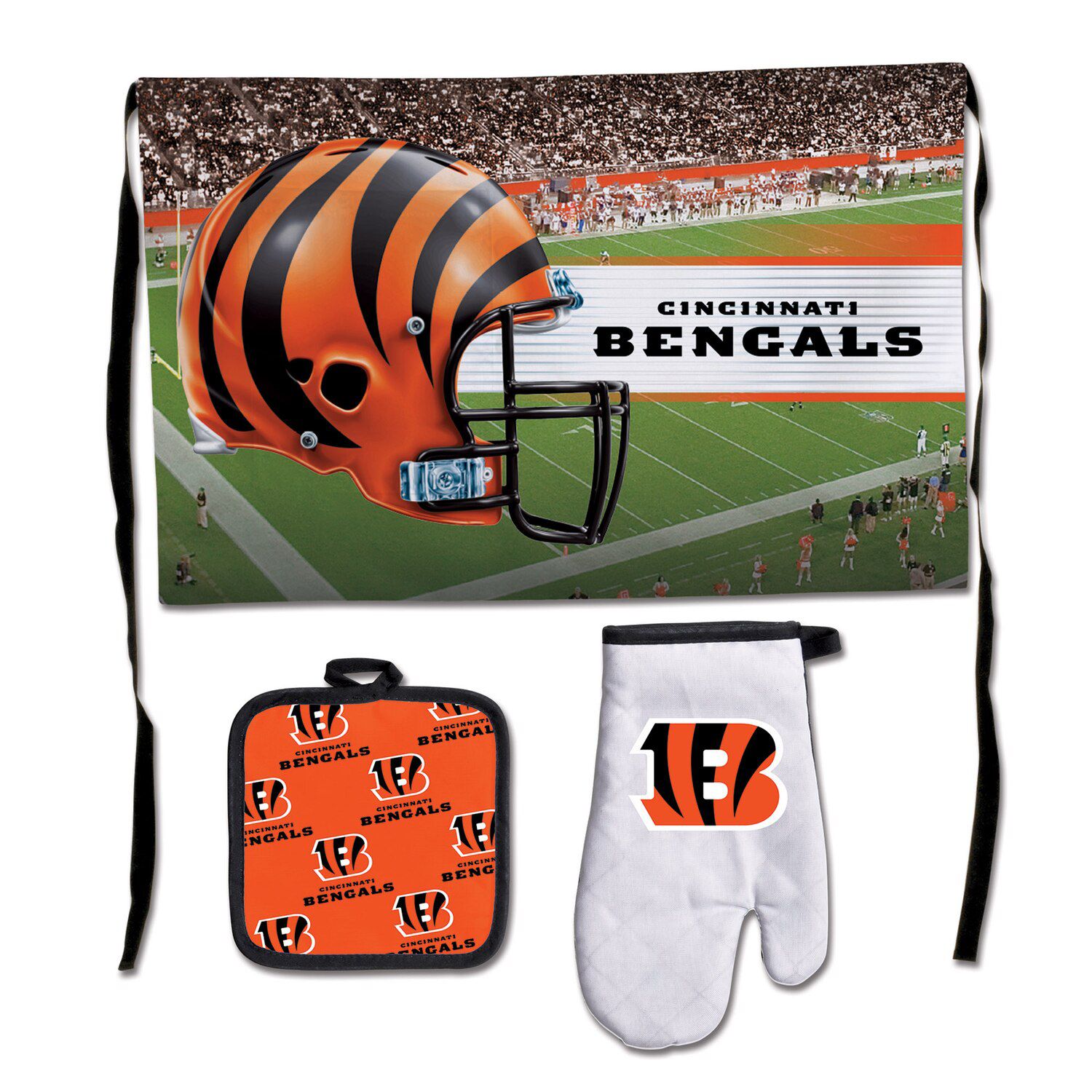 Cincinnati Bengals 8 PC Tailgater BBQ Set