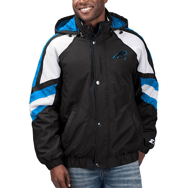 Football Fan Shop Officially Licensed NFL Full-Zip Hooded Jacket - Panthers