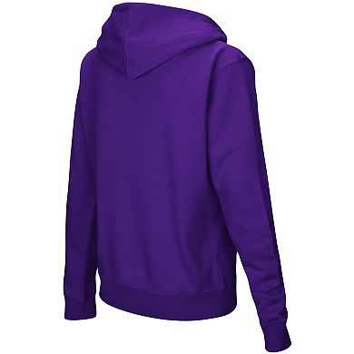 Women's Purple Clemson Tigers Big Logo Pullover Sweatshirt