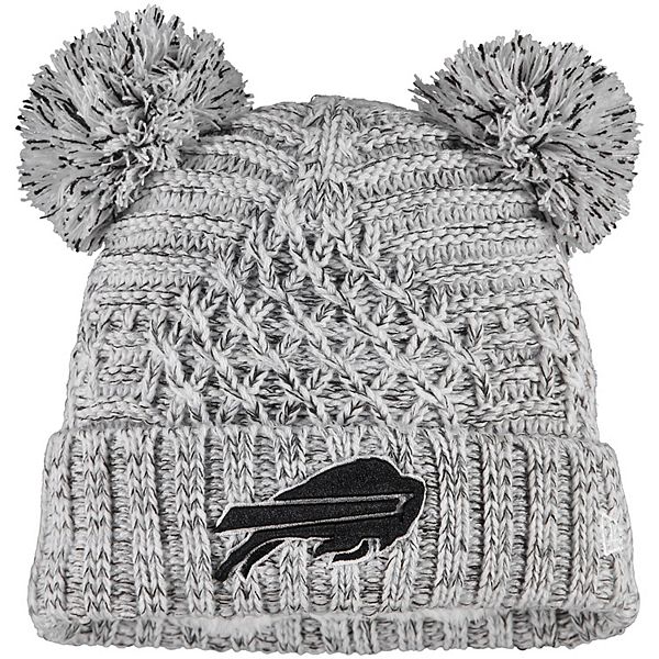 Buffalo Bills WEAR by Erin Andrews Women's Neutral Cuffed Knit Hat with Pom  - Tan