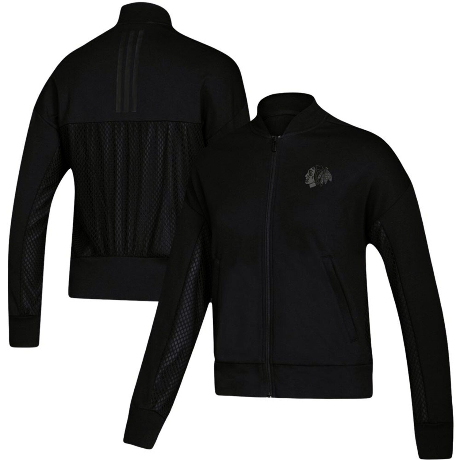 adidas black mesh jacket