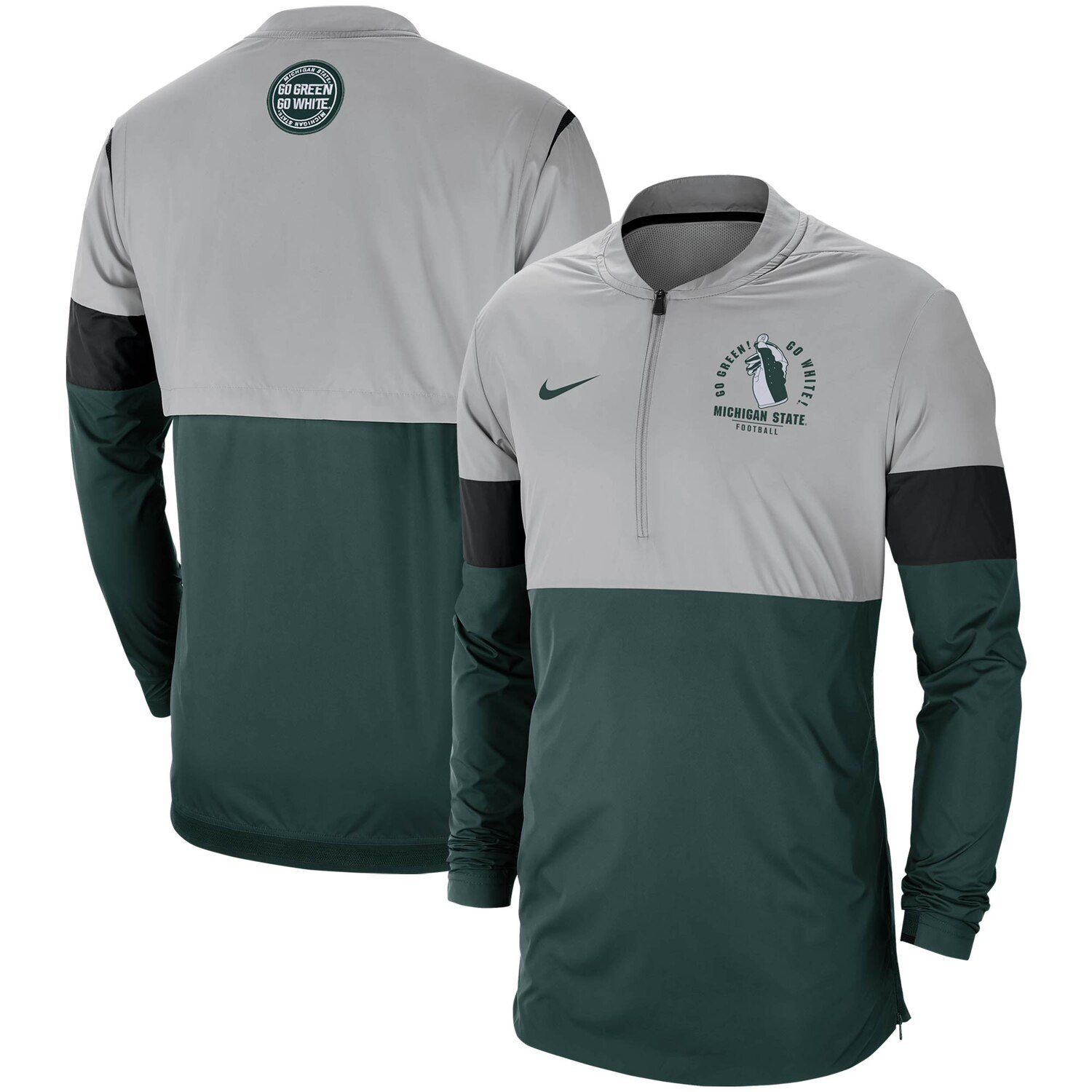 nike half zip football