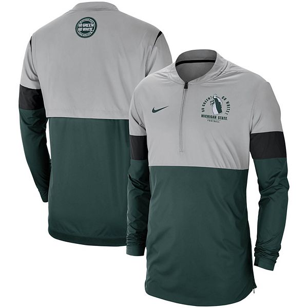 Men's Nike Gray/Green Michigan State Spartans Rivalry Football 