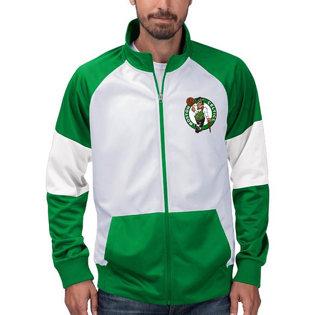 Boston Celtics G-III Sports by Carl Banks Power Pitcher Full-Zip Track  Jacket - Kelly Green