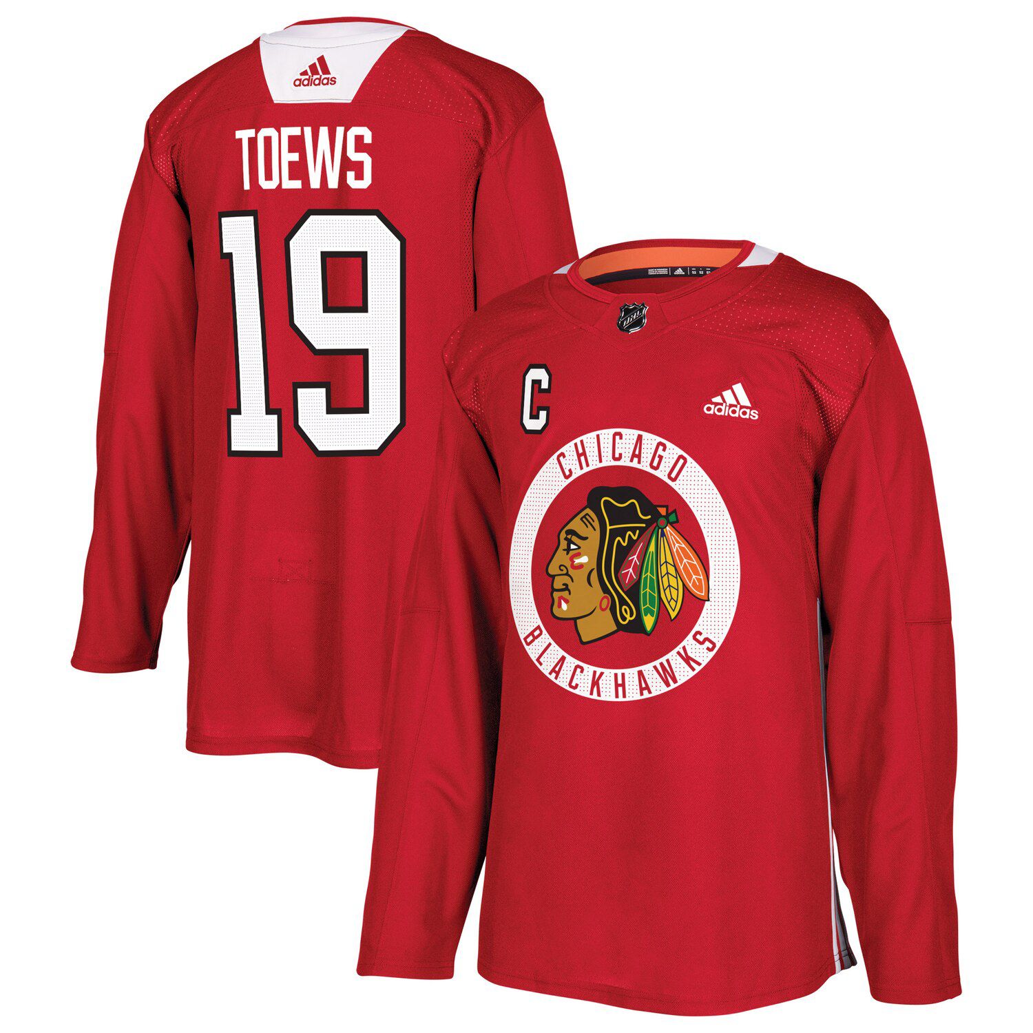 men's chicago blackhawks jonathan toews reebok red home premier jersey