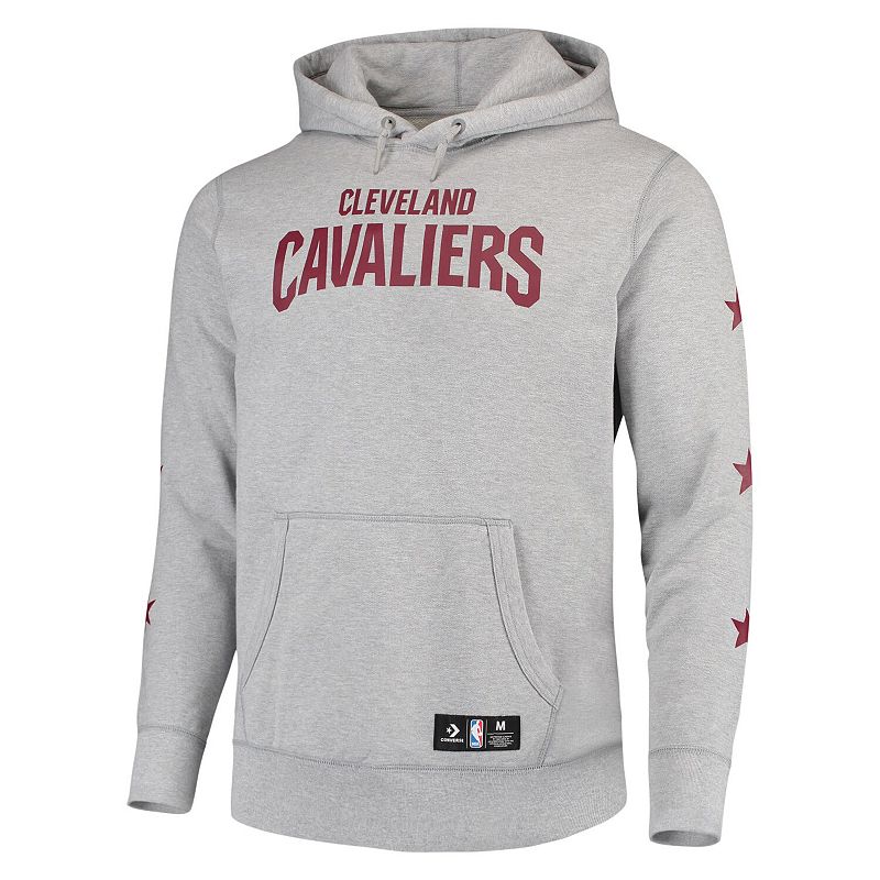 UPC 888755362839 product image for Men's Converse Heathered Gray Cleveland Cavaliers Essential Pullover Hoodie, Siz | upcitemdb.com