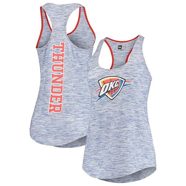 Women's Oklahoma City Thunder New Era Blue Space Dye Jersey