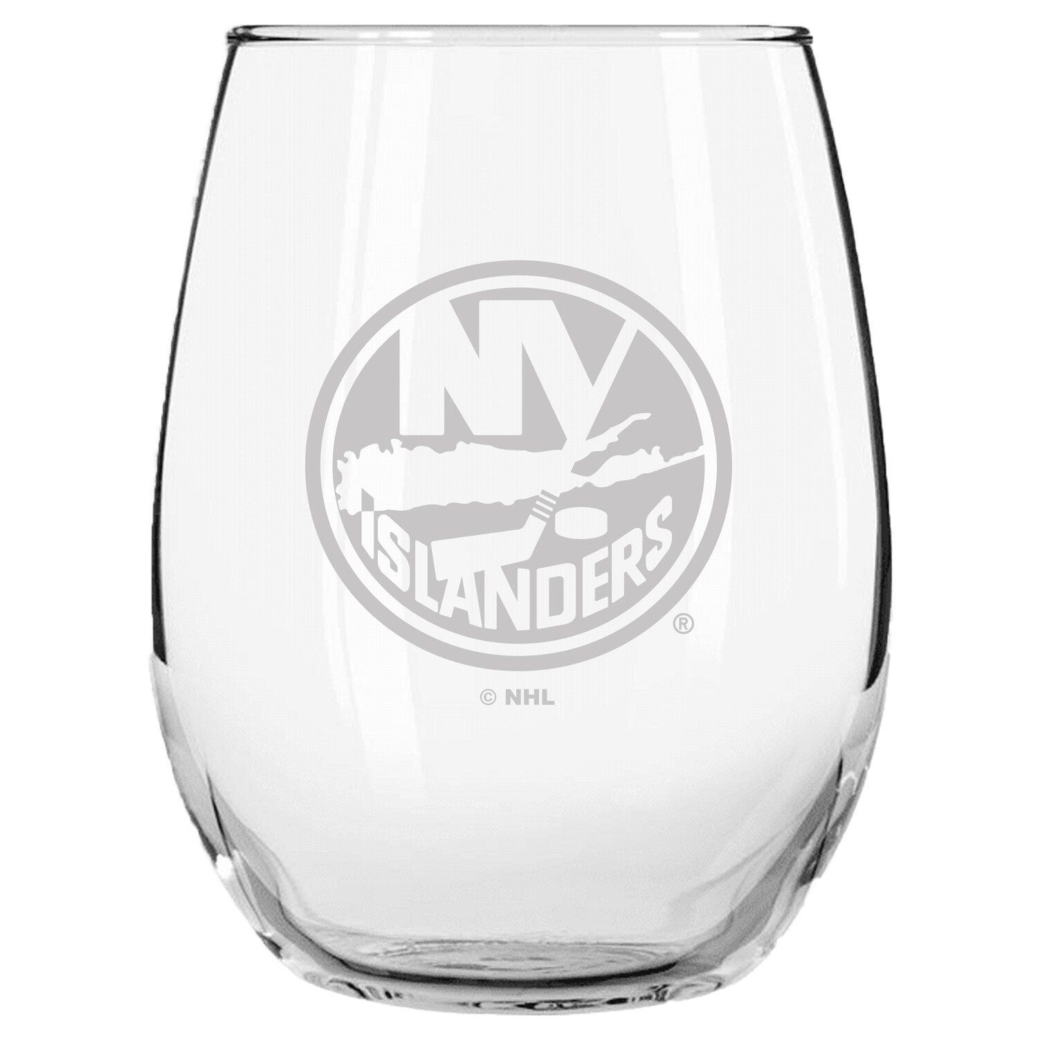 Image for Unbranded New York Islanders 15oz. Etched Stemless Glass Tumbler at Kohl's.
