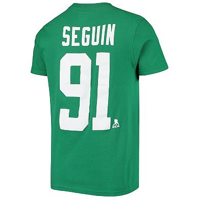 Youth Tyler Seguin Kelly Green Dallas Stars Player Name & Number T-Shirt