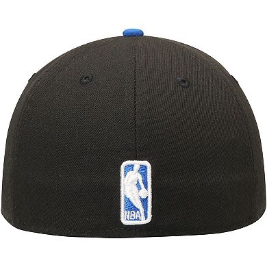 Men's New Era Black/Blue Orlando Magic Official Team Color 2Tone 59FIFTY Fitted Hat