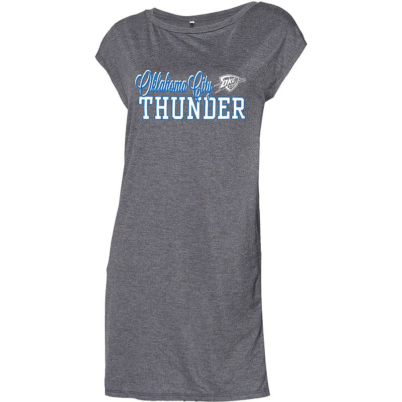 Womens Concepts Sport Heathered Charcoal Oklahoma City Thunder Cascade Nig