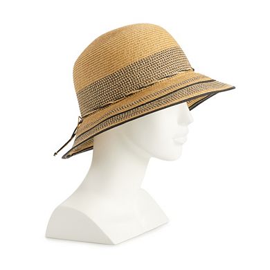 Women's Sonoma Goods For Life® Striped Inset Cloche Hat