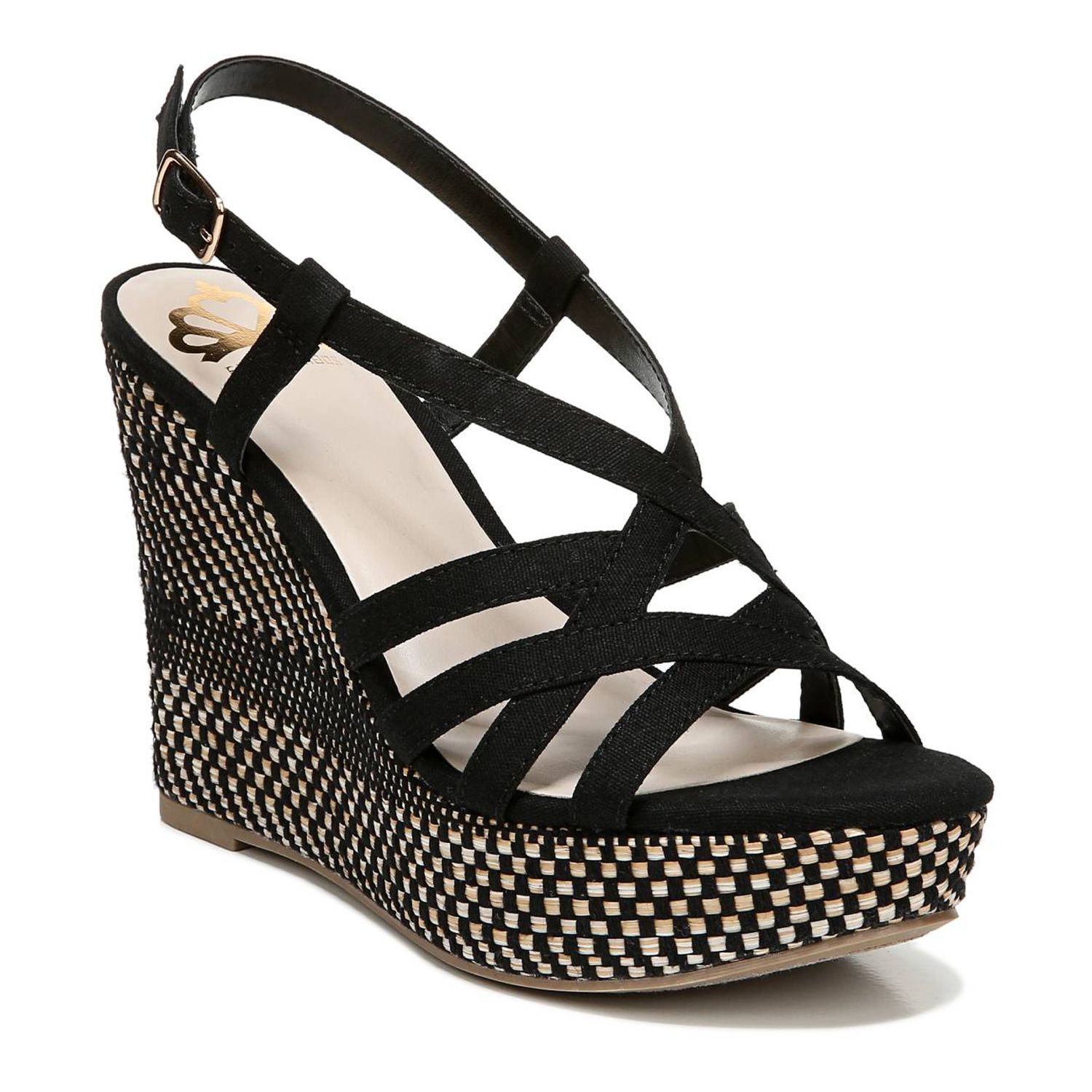 fergalicious black wedges