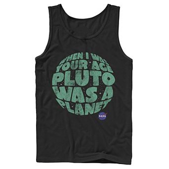Men's NASA Pluto Was A Planet Graphic Tank Top