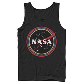 Men's NASA Logo Rainbow Circles Tank Top