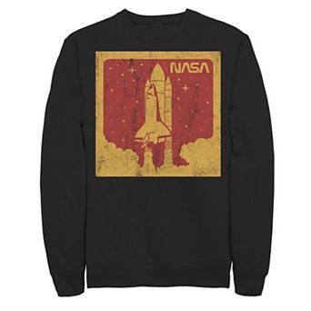 Men's NASA Up In Smoke Graphic Fleece Pullover