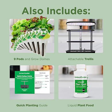 AeroGarden Bounty Basic with Gourmet Herbs Seed Pod Kit