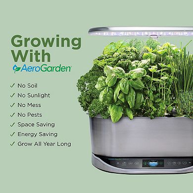 AeroGarden Bounty Elite with Gourmet Herbs Seed Pod Kit