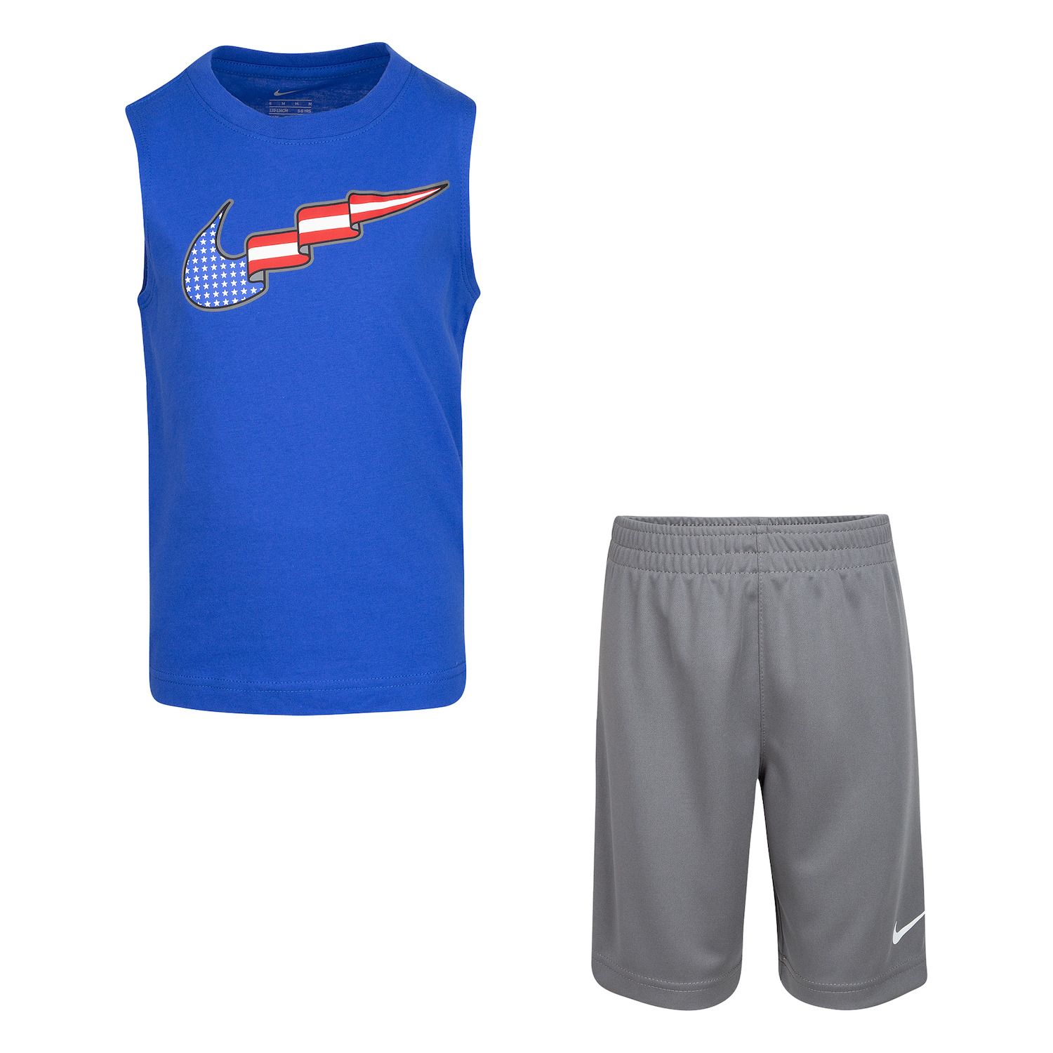 nike shorts and top set