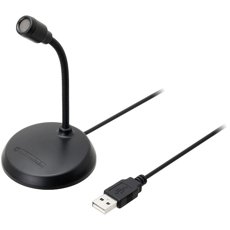 Audio Technica USB Gaming Desktop Microphone, Black