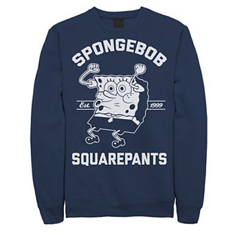 Men's Nickelodeon SpongeBob SquarePants Excited Established 99 Sweatshirt