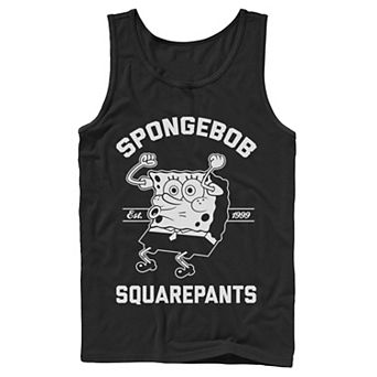 Men's Nickelodeon SpongeBob SquarePants Excited Established 99 Tank Top