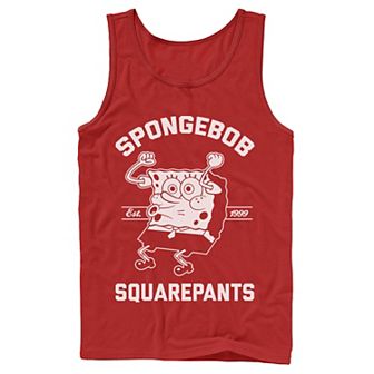 Men's Nickelodeon SpongeBob SquarePants Excited Established 99 Tank Top