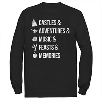 Disney's Iconic Princes Men's White Font Tee