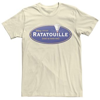 Disney / Pixar's Ratatouille Men's Badge Movie Logo Tee