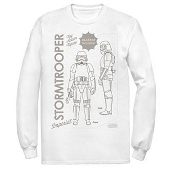 Men's Star Wars The Mandalorian Stormtrooper Action Figure Tee