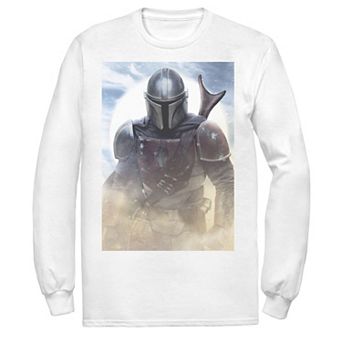 Men's Star Wars The Mandalorian Bounty Hunter Dusty Portrait Tee