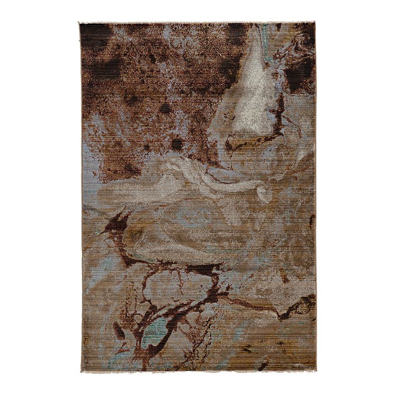 18331759 Linon Illusions Cavern Rug, Multicolor, 5X8 Ft sku 18331759