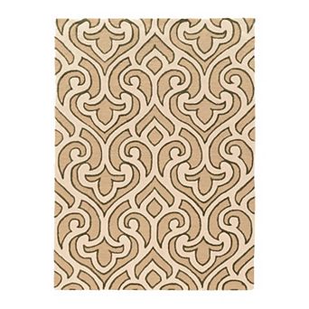 Linon Trio Neutral Design Rug