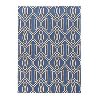 Linon Trio Art Deco Pattern Rug