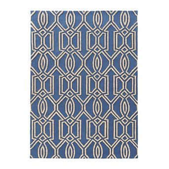 Linon Trio Art Deco Pattern Rug