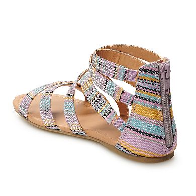 SO® Jaye Girls' Gladiator Sandals