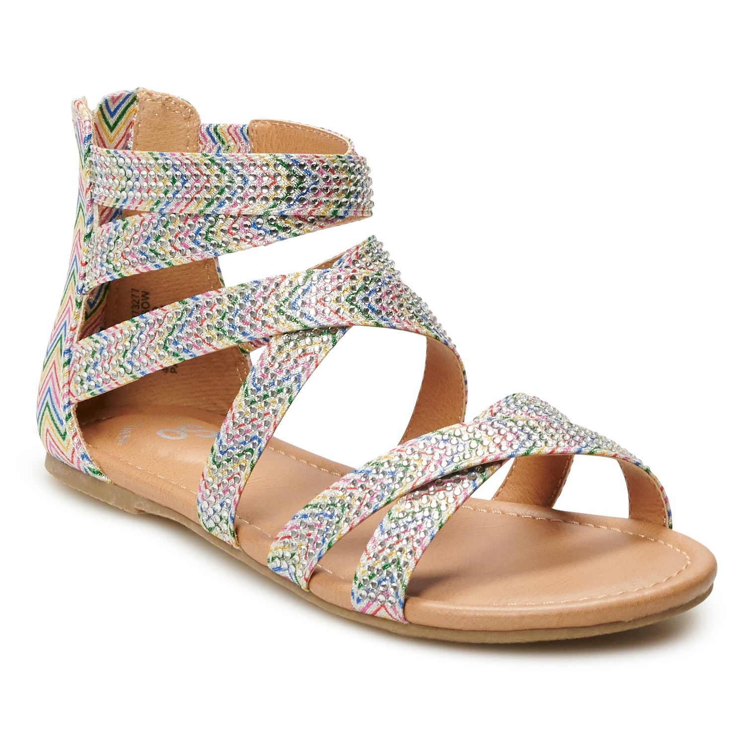 SO® Jaye Girls' Gladiator Sandals