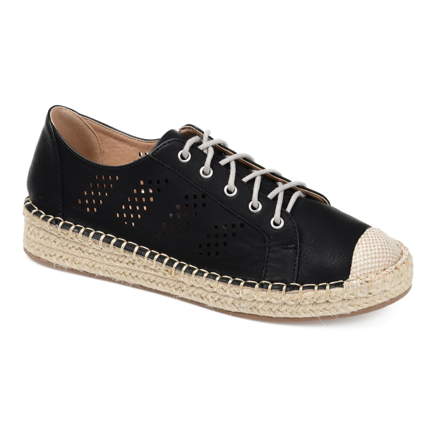 black espadrille sneakers